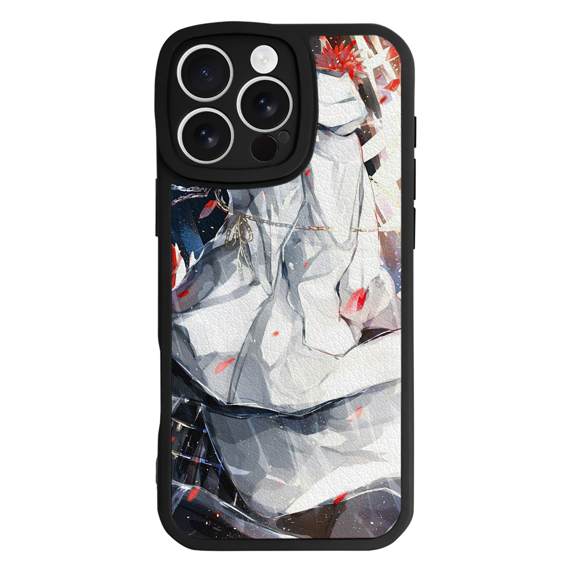 （画像用） 刀剣乱舞 Touken Ranbu 【iPhone 16シリーズ対応】シリコンスマホケース（レザー調） 材質：シリコン